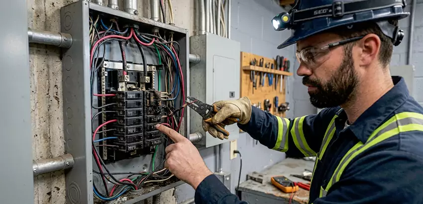 Breaker Box Short Circuit Repair in Ankeny