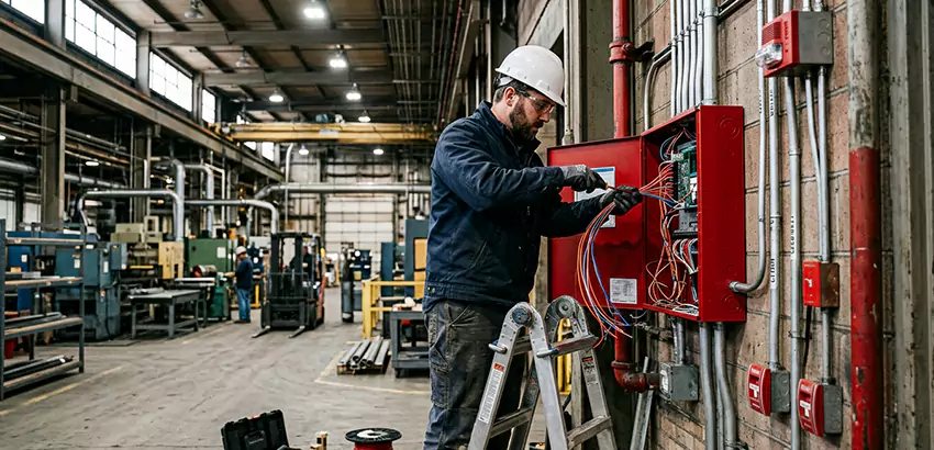 Industrial Fire Alarm Installation in Ankeny