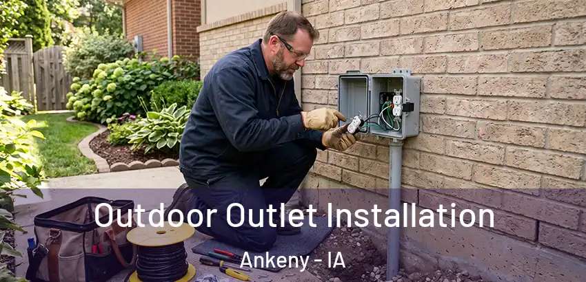 Outdoor Outlet Installation Ankeny - IA