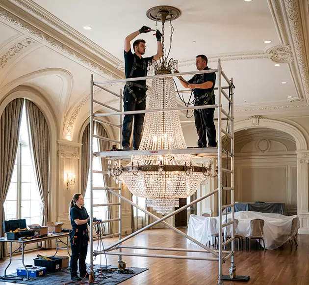 Professional Chandelier Installation: Your Local Fixture Team in Ankeny, IA