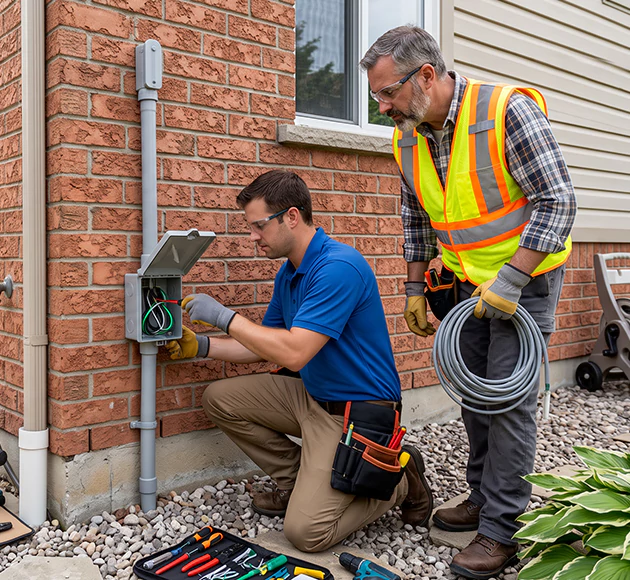 Professional Outdoor Outlet Installation: Your Local Exterior Wiring Team in Ankeny, IA